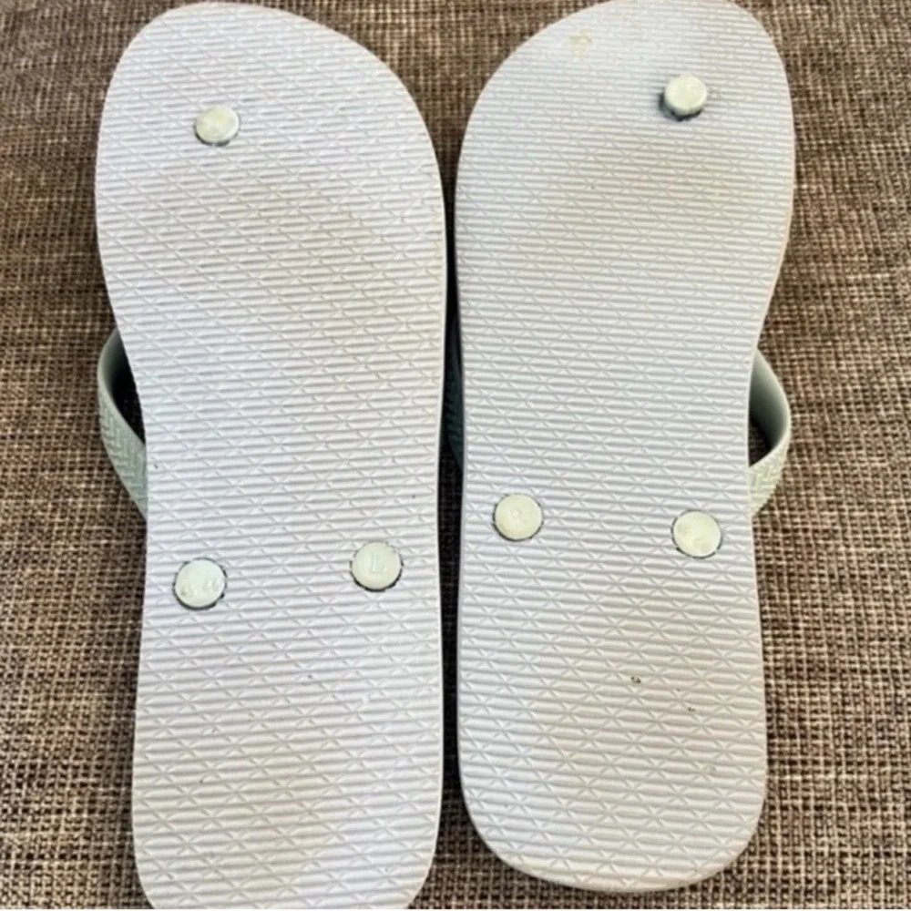 The Cove Atlantis Bahamas Blue Flip Flops Thong Sandals 10